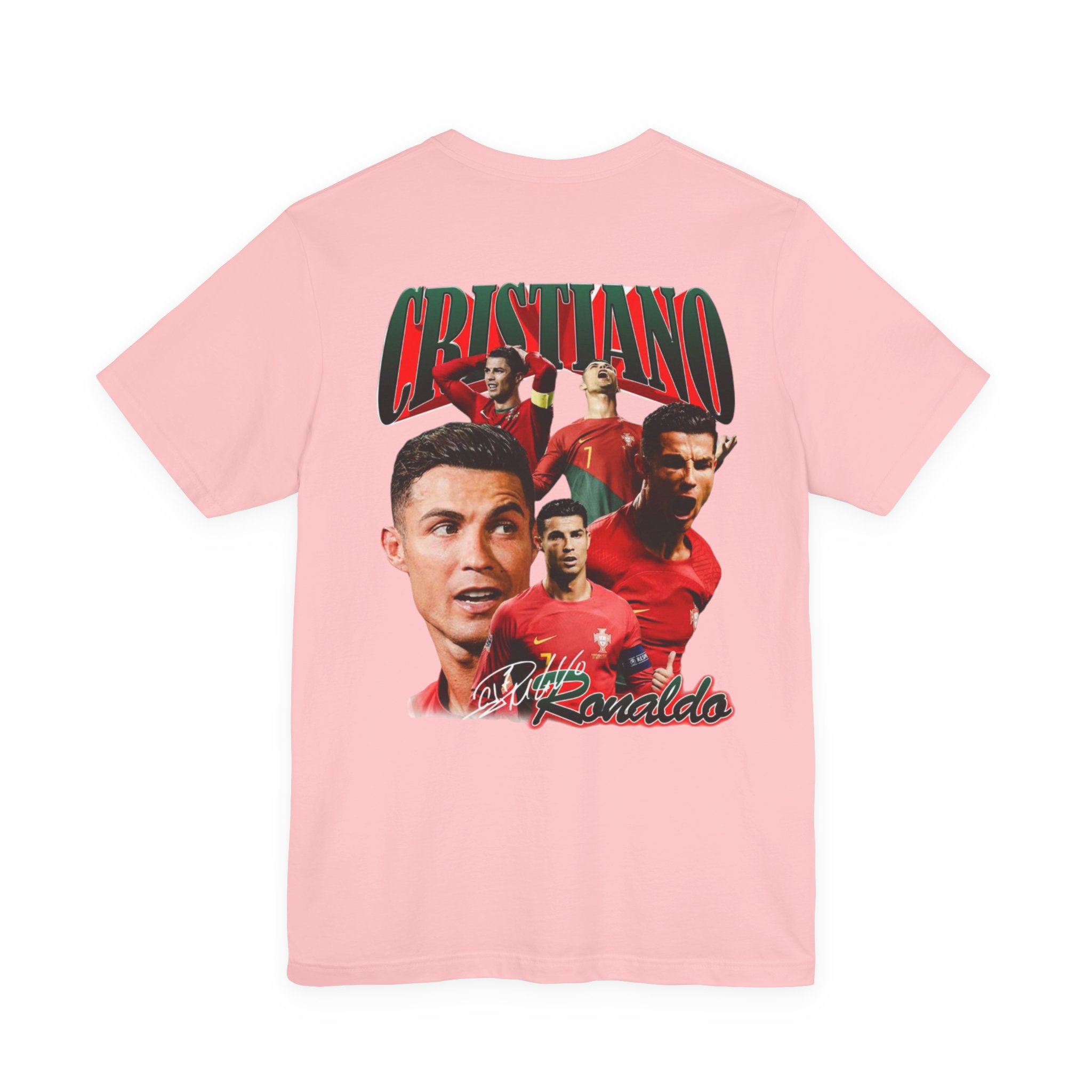 Cristiano Ronaldo Collage Tee — Retro Football Graphic T-Shirt