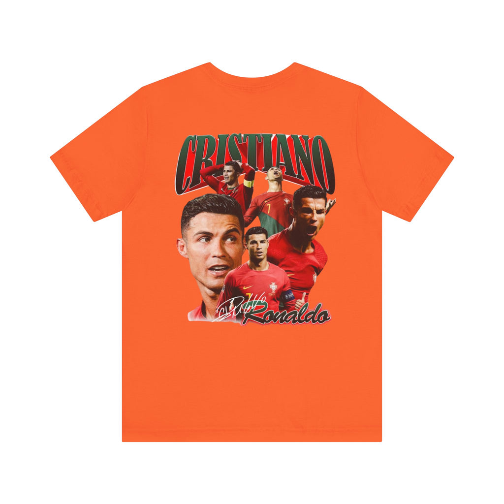 Cristiano Ronaldo Collage Tee — Retro Football Graphic T-Shirt
