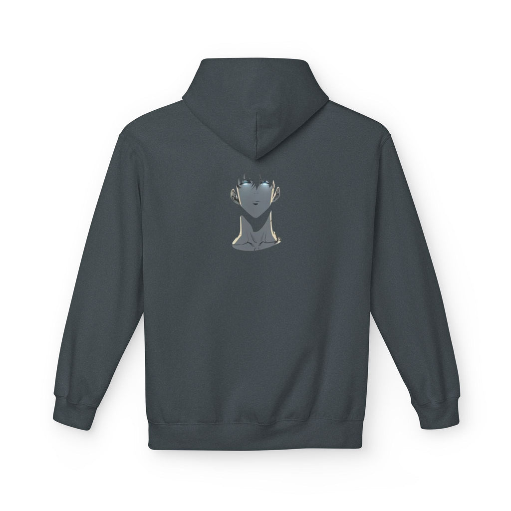 Aura Graphic Hoodie — Minimalist Anime-Inspired Back Portrait