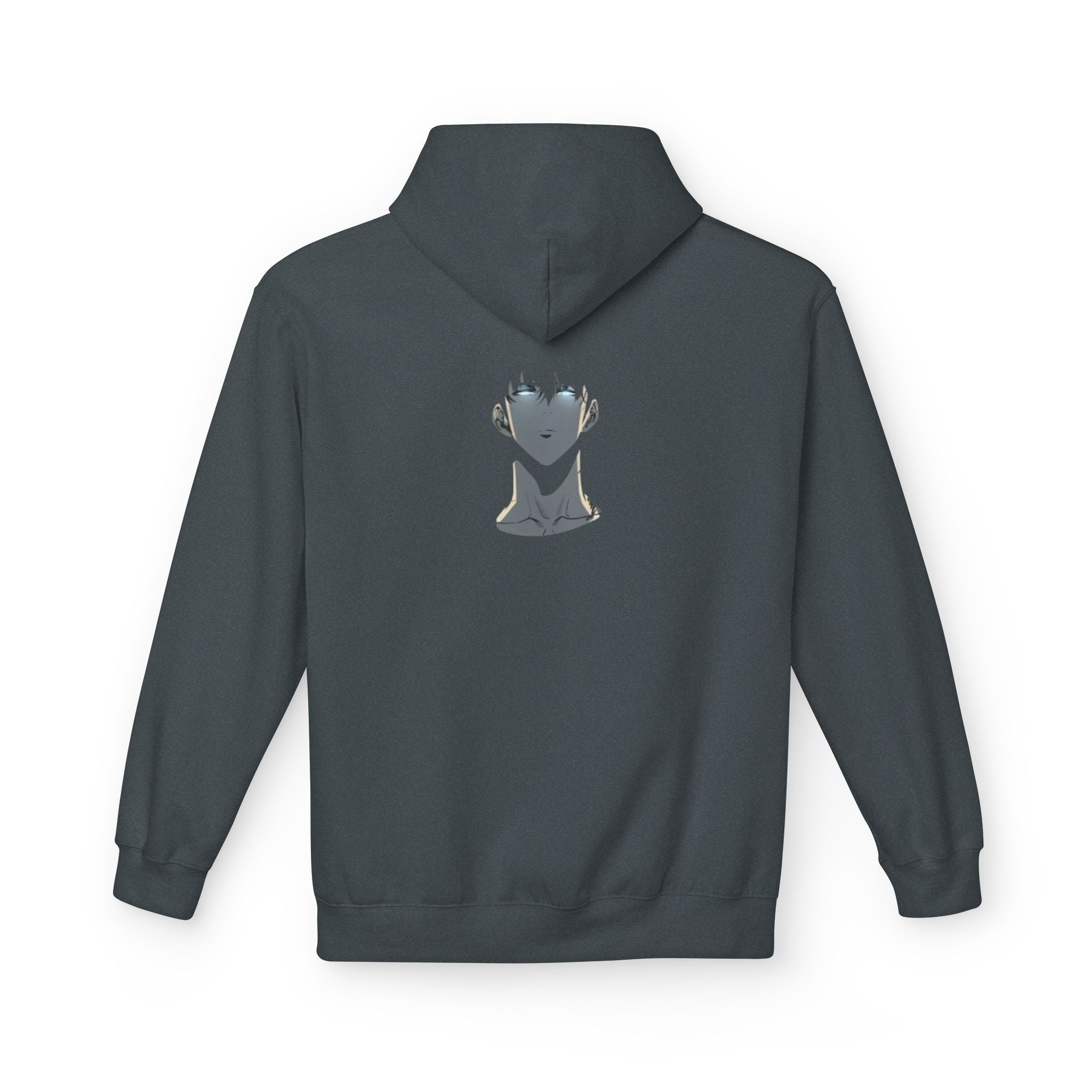 Aura Graphic Hoodie — Minimalist Anime-Inspired Back Portrait