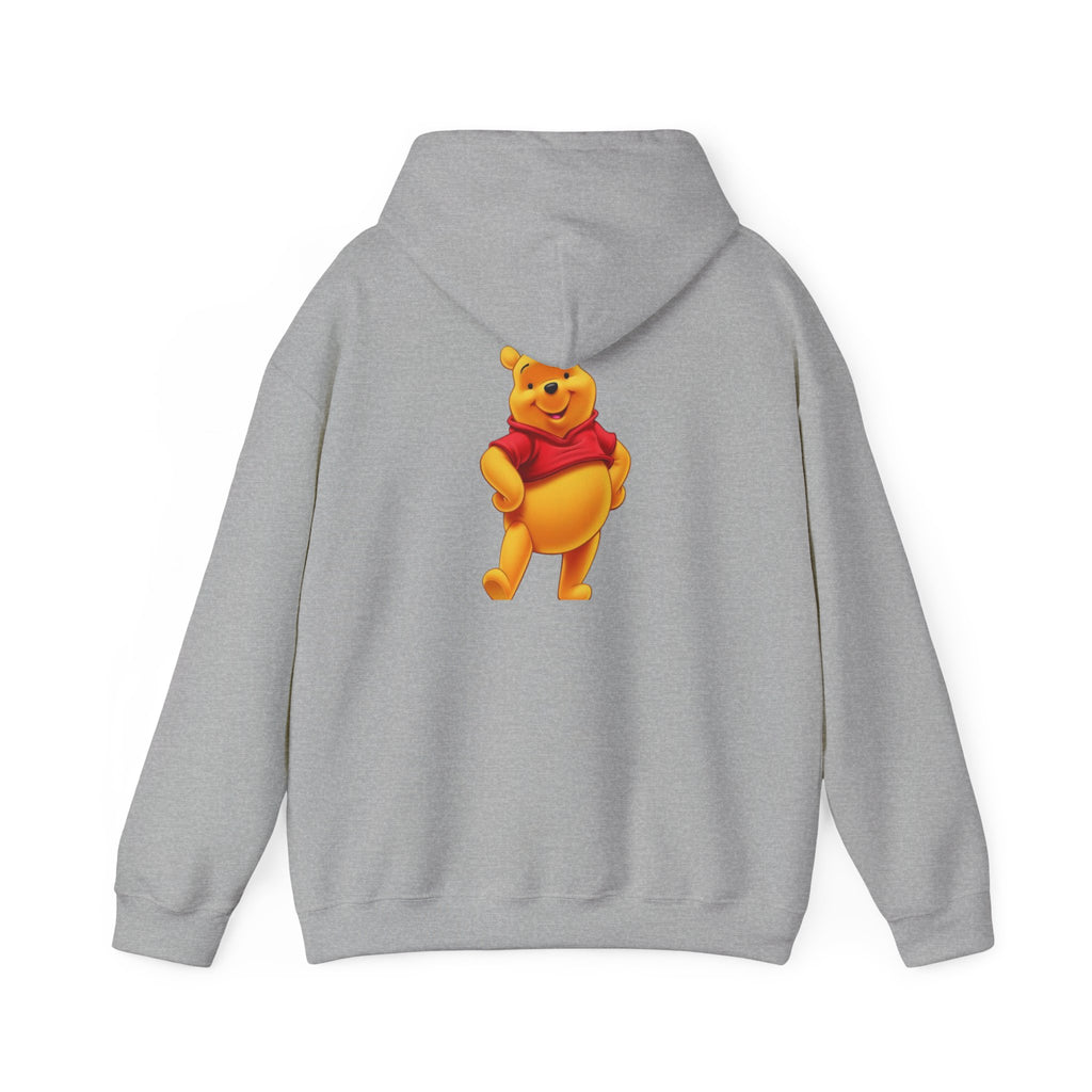 Adventure Hoodie with Cute Bear Graphic — Cozy White Pullover