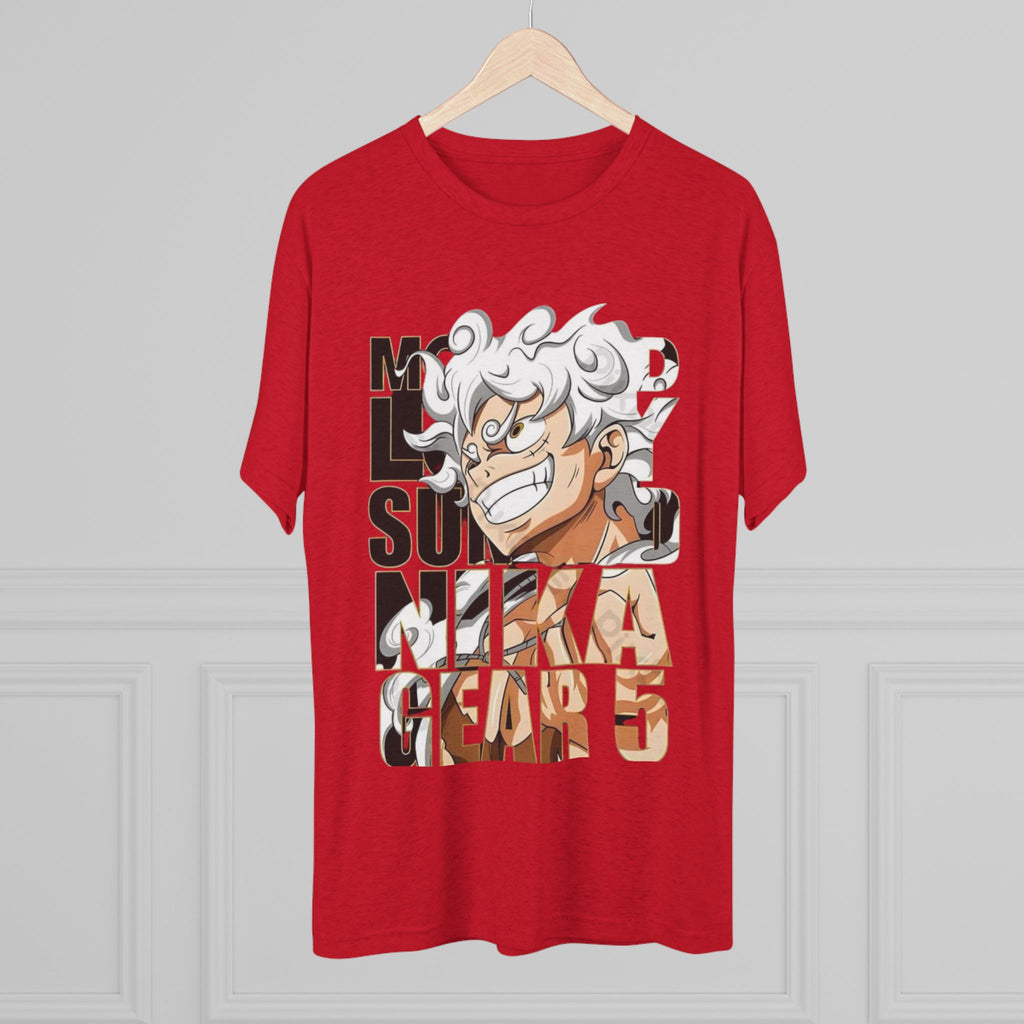Anime Character Graphic Tee — "No One Survives Me" Bold Typography