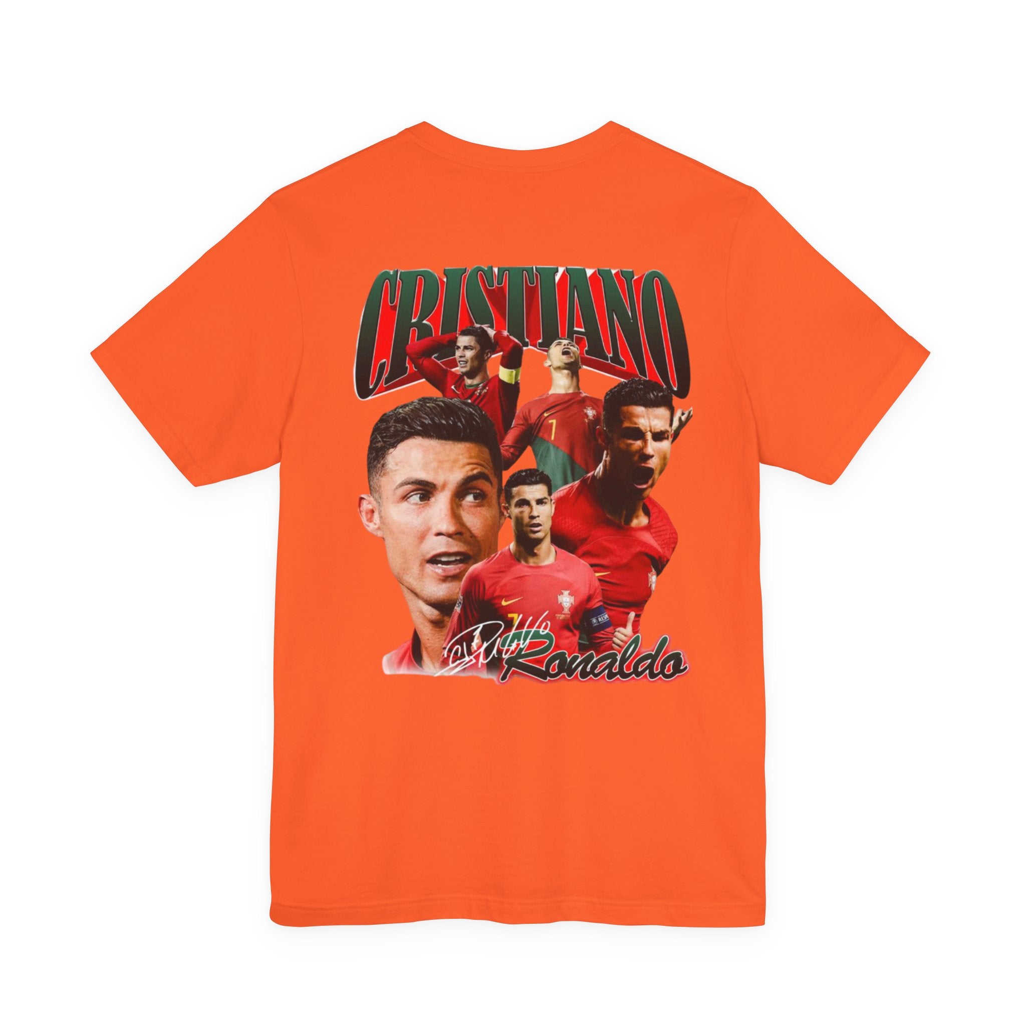 Cristiano Ronaldo Collage Tee — Retro Football Graphic T-Shirt
