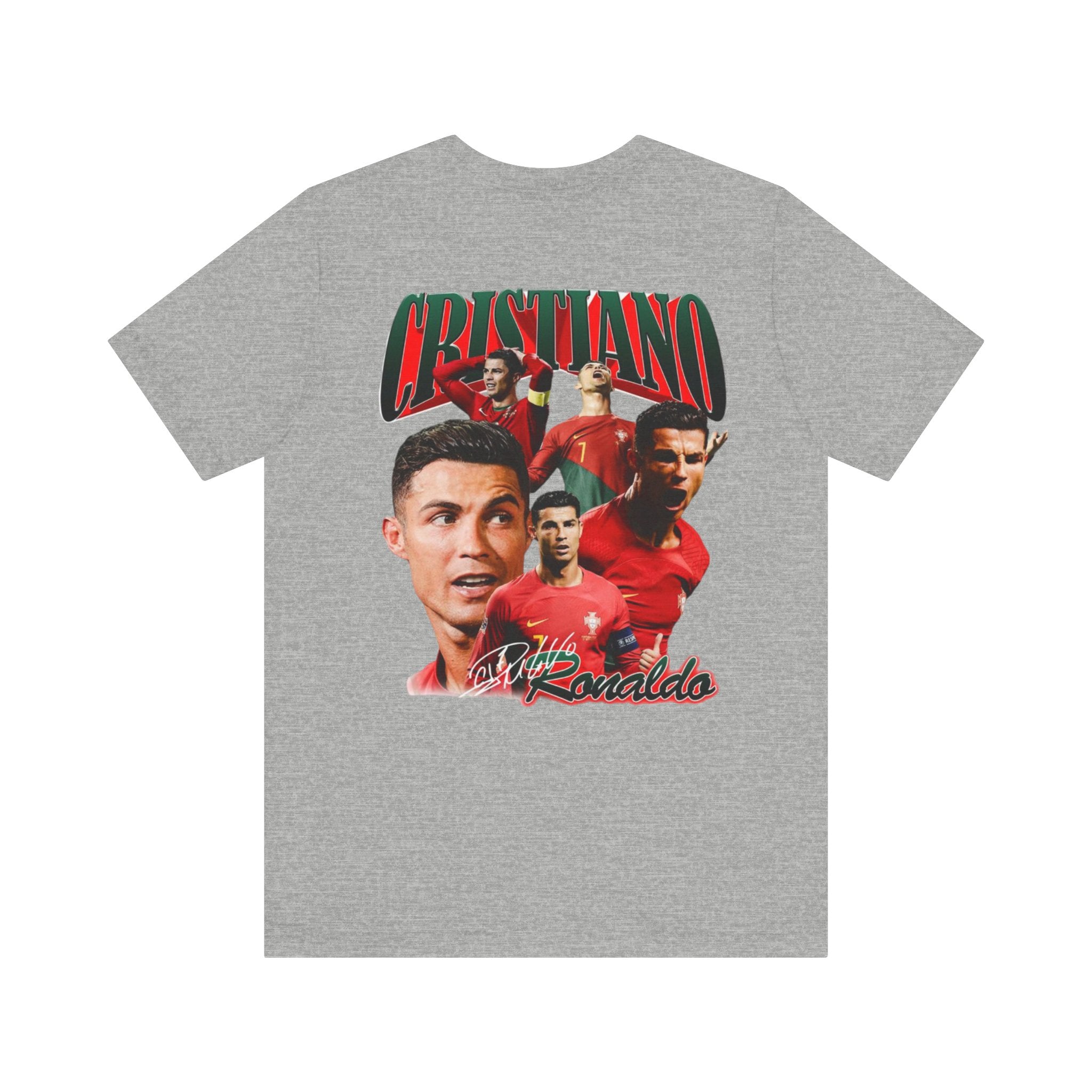 Cristiano Ronaldo Collage Tee — Retro Football Graphic T-Shirt