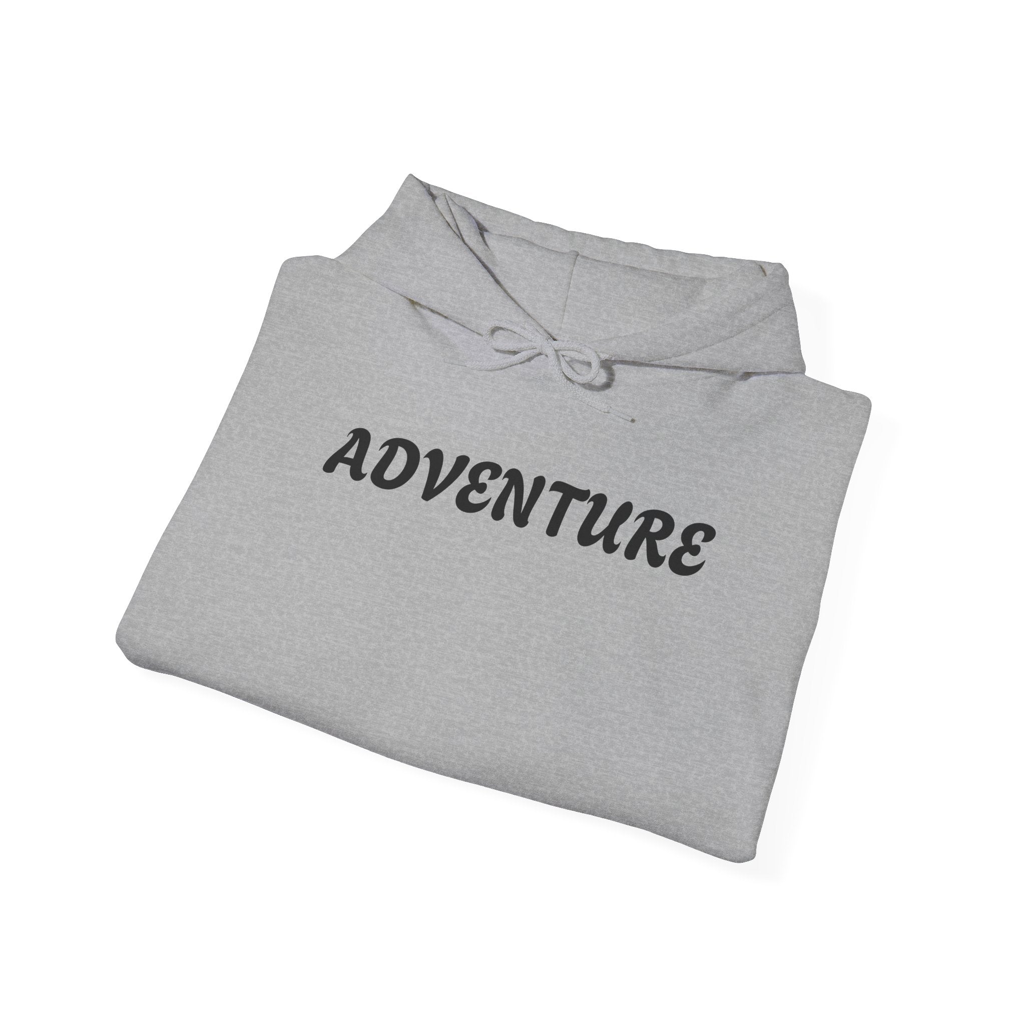 Adventure Hoodie with Cute Bear Graphic — Cozy White Pullover