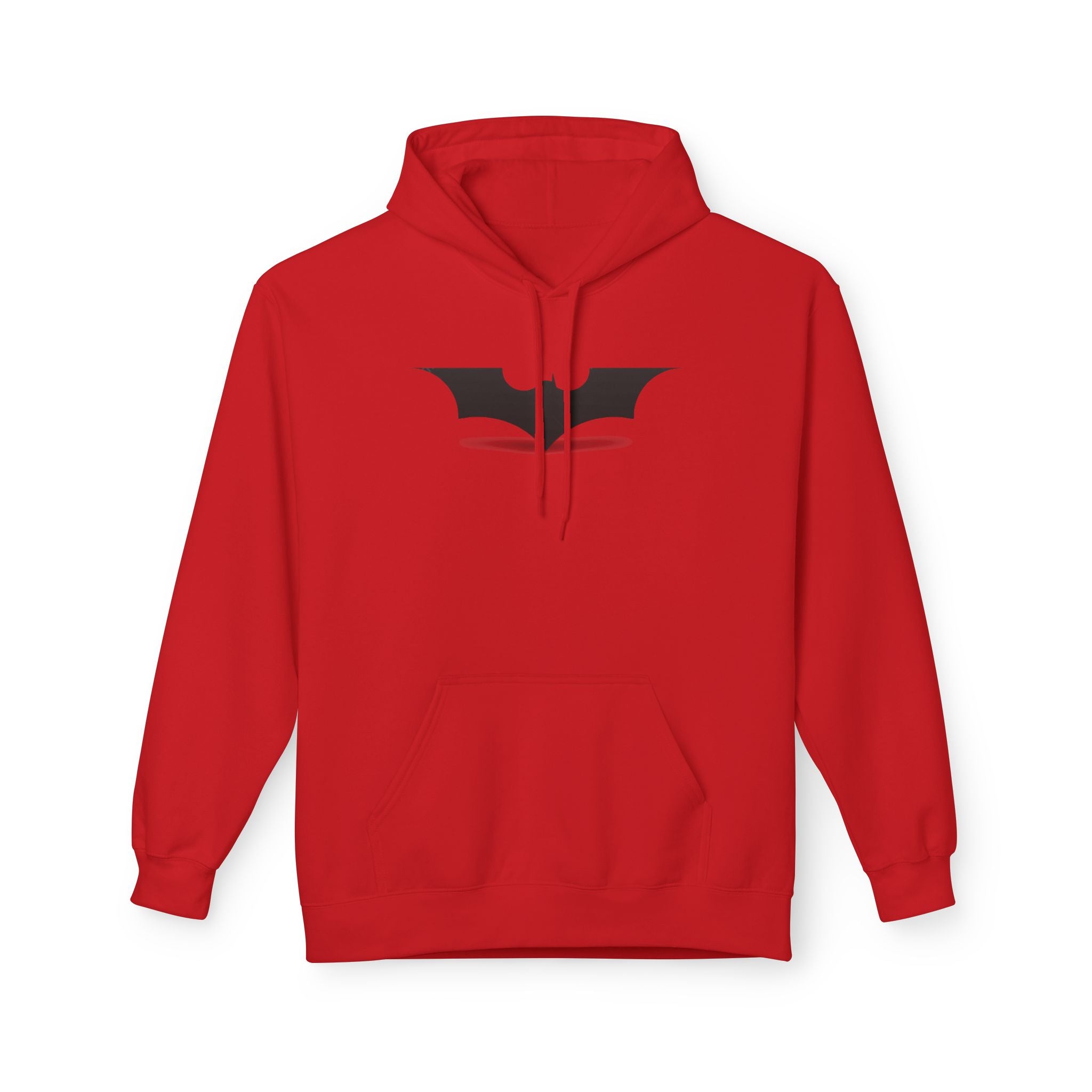 Bat Emblem Hoodie — Minimal Gothic Pullover