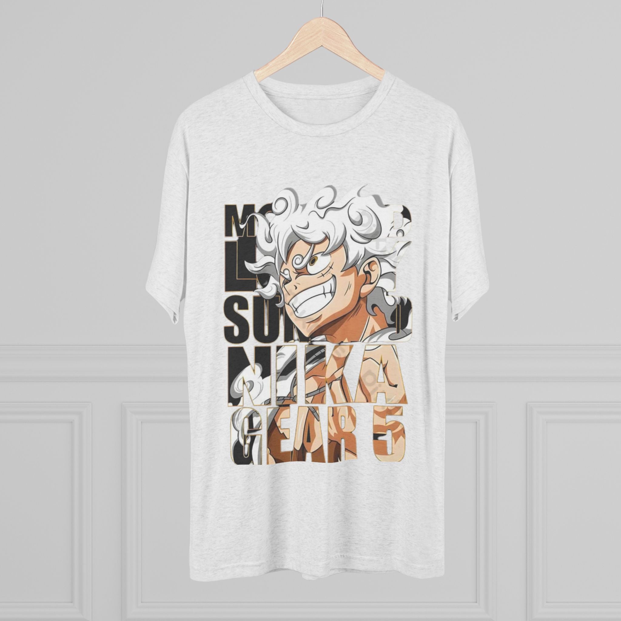 Anime Character Graphic Tee — "No One Survives Me" Bold Typography