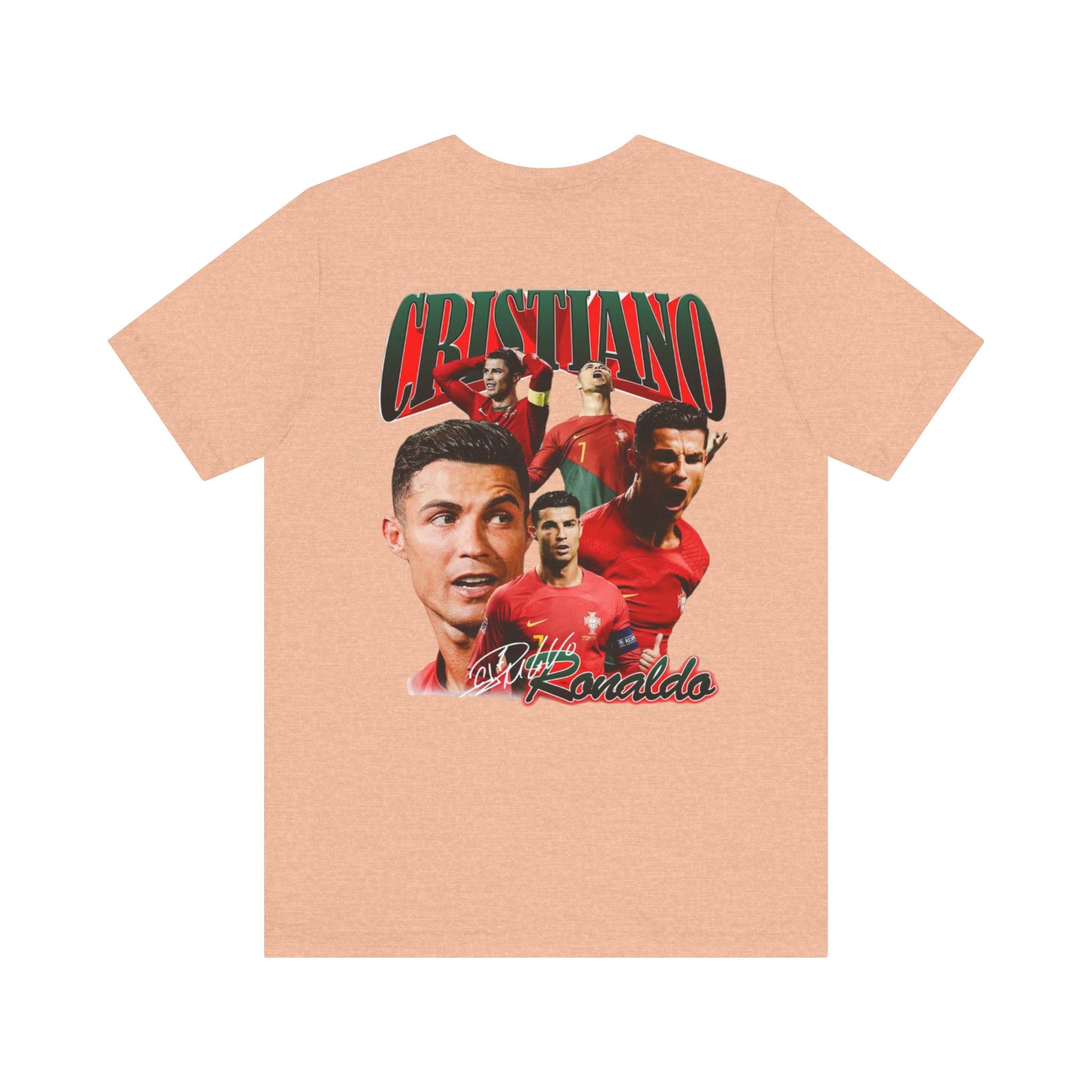 Cristiano Ronaldo Collage Tee — Retro Football Graphic T-Shirt