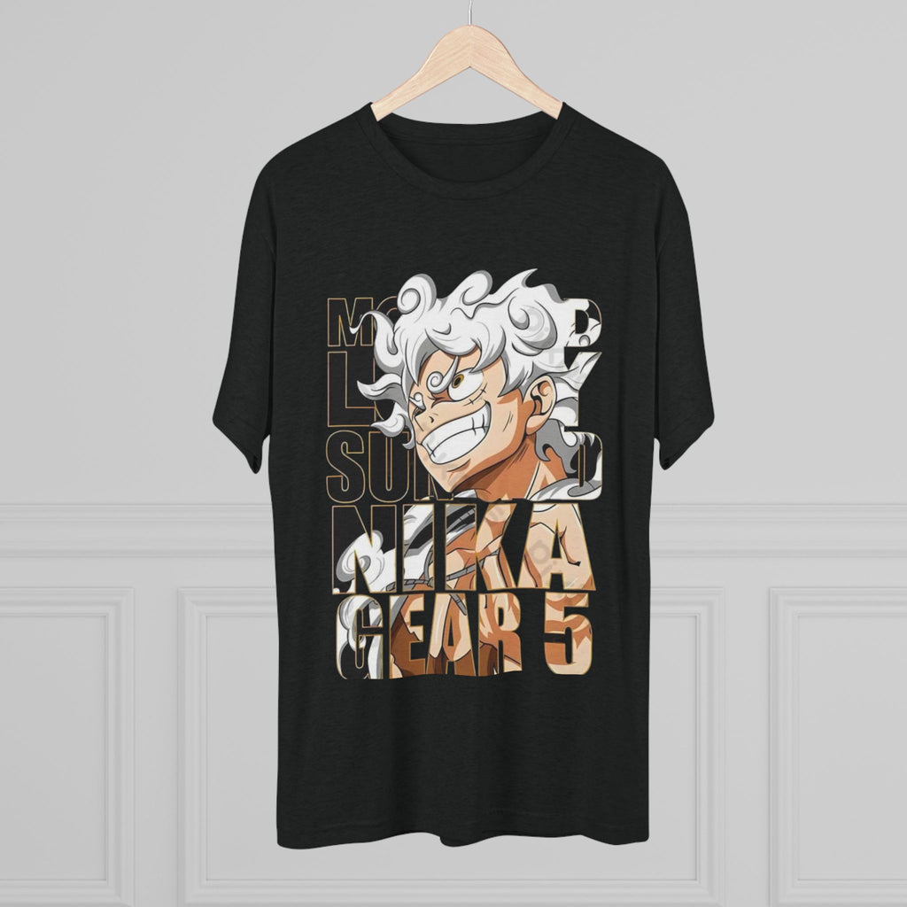 Anime Character Graphic Tee — "No One Survives Me" Bold Typography