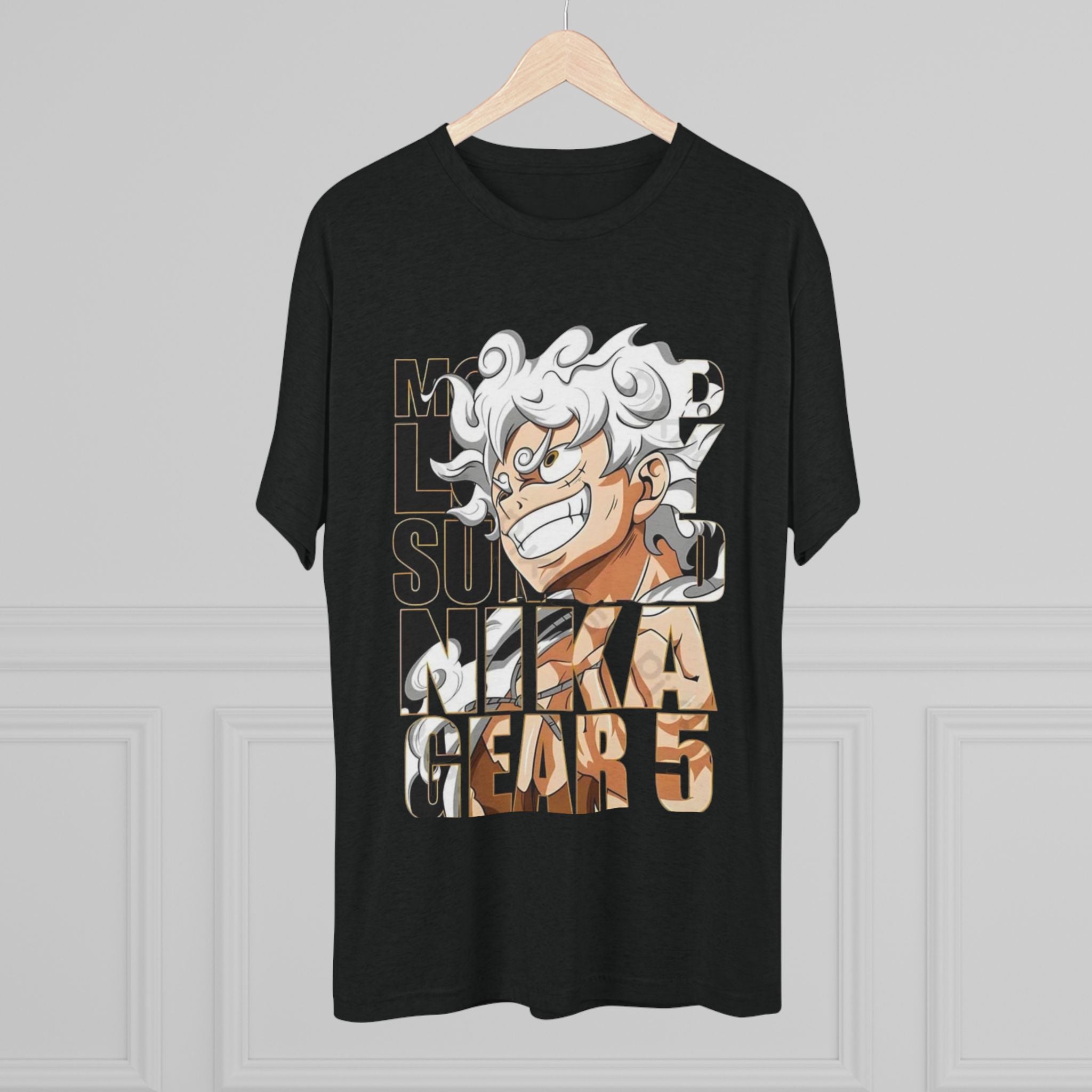 Anime Character Graphic Tee — "No One Survives Me" Bold Typography