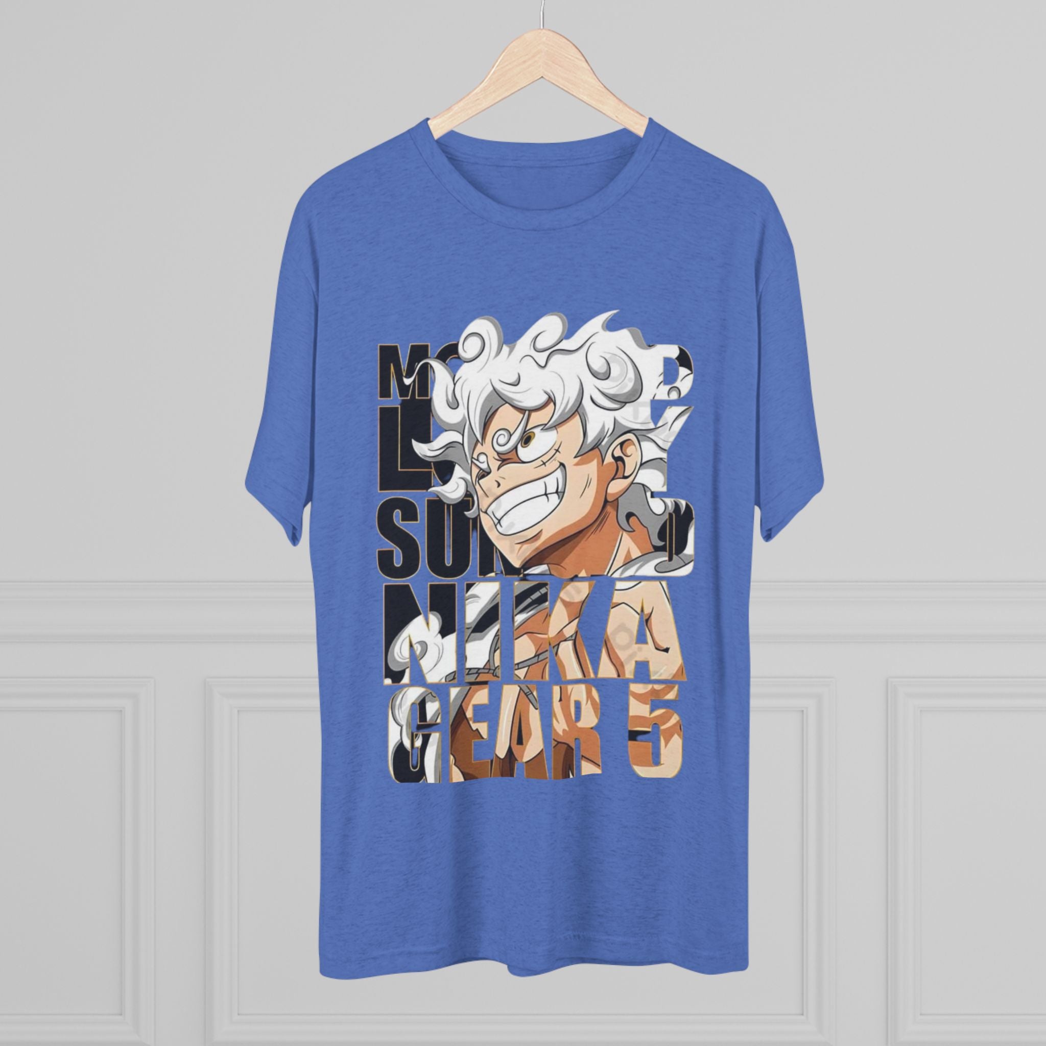 Anime Character Graphic Tee — "No One Survives Me" Bold Typography