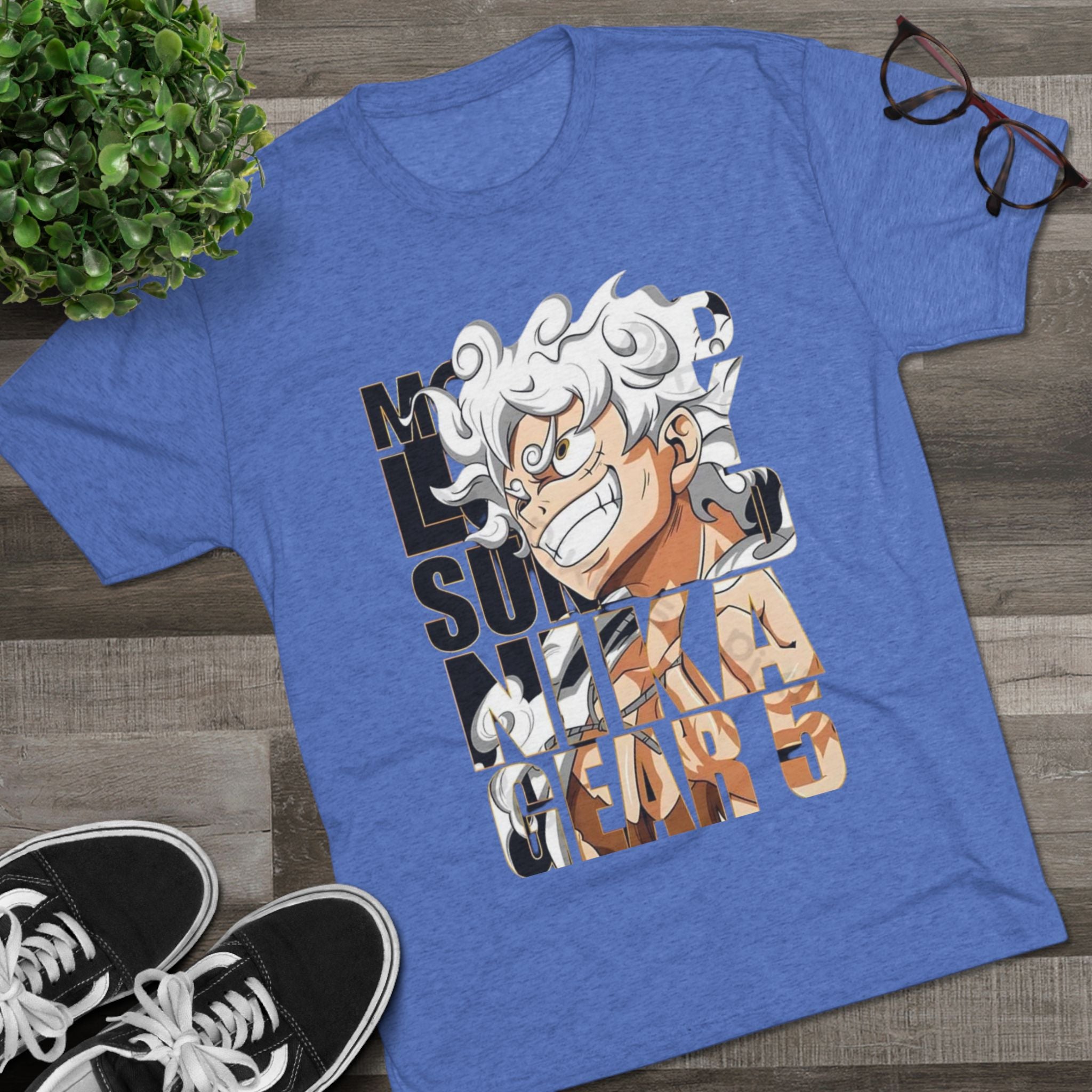 Anime Character Graphic Tee — "No One Survives Me" Bold Typography