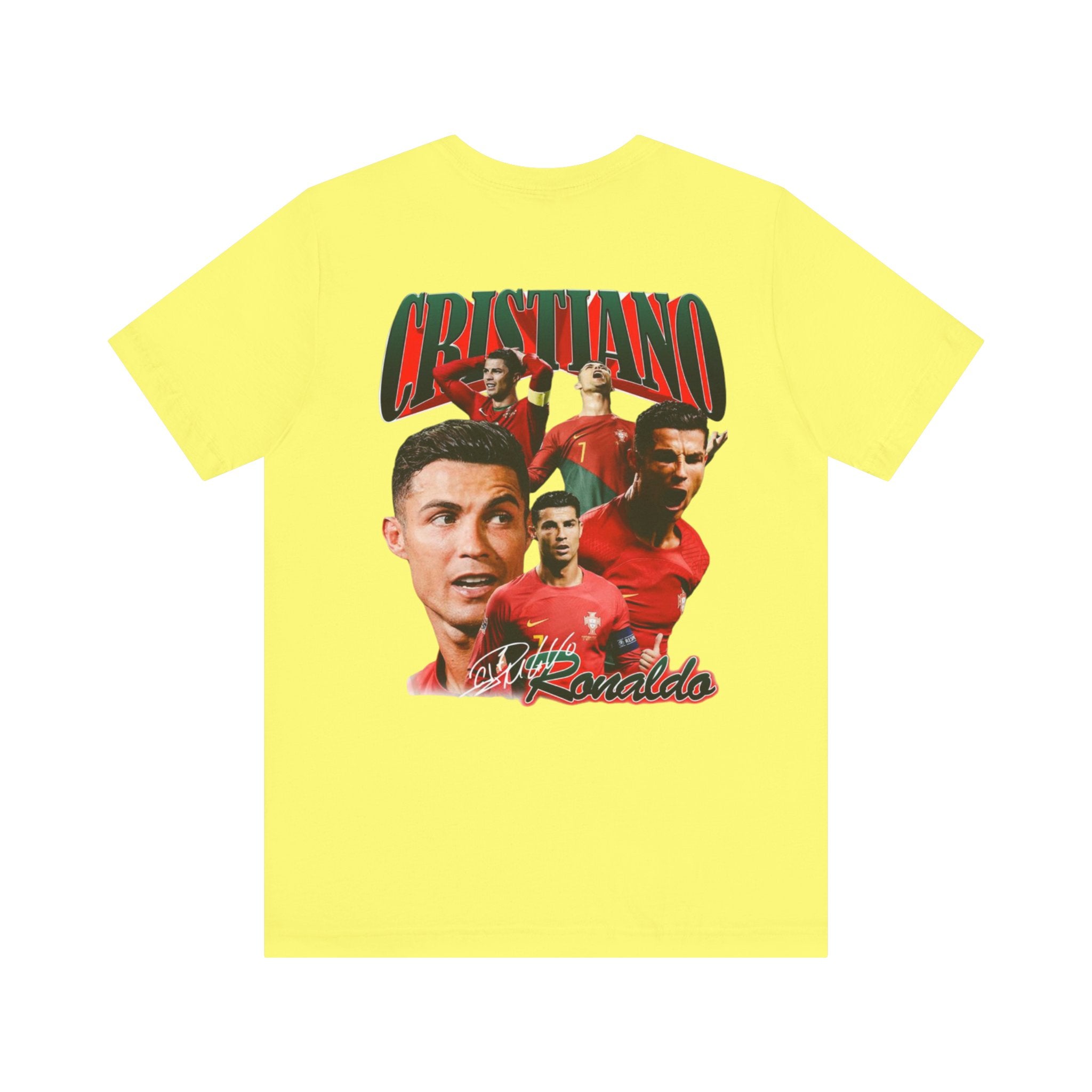 Cristiano Ronaldo Collage Tee — Retro Football Graphic T-Shirt