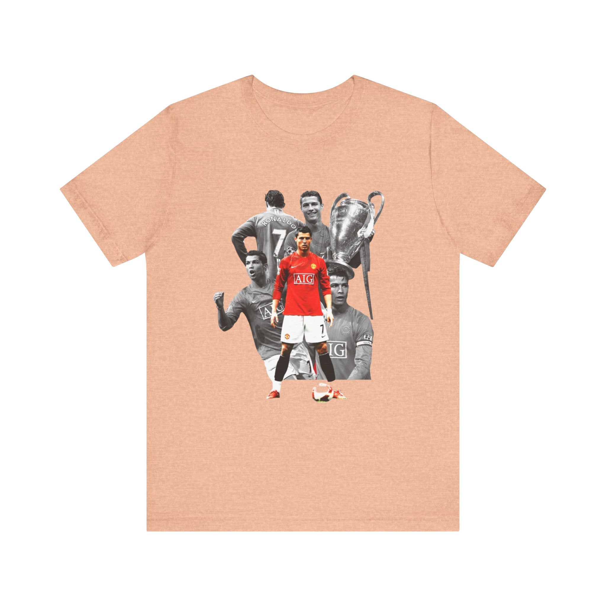Cristiano Ronaldo Collage Tee — Retro Football Graphic T-Shirt