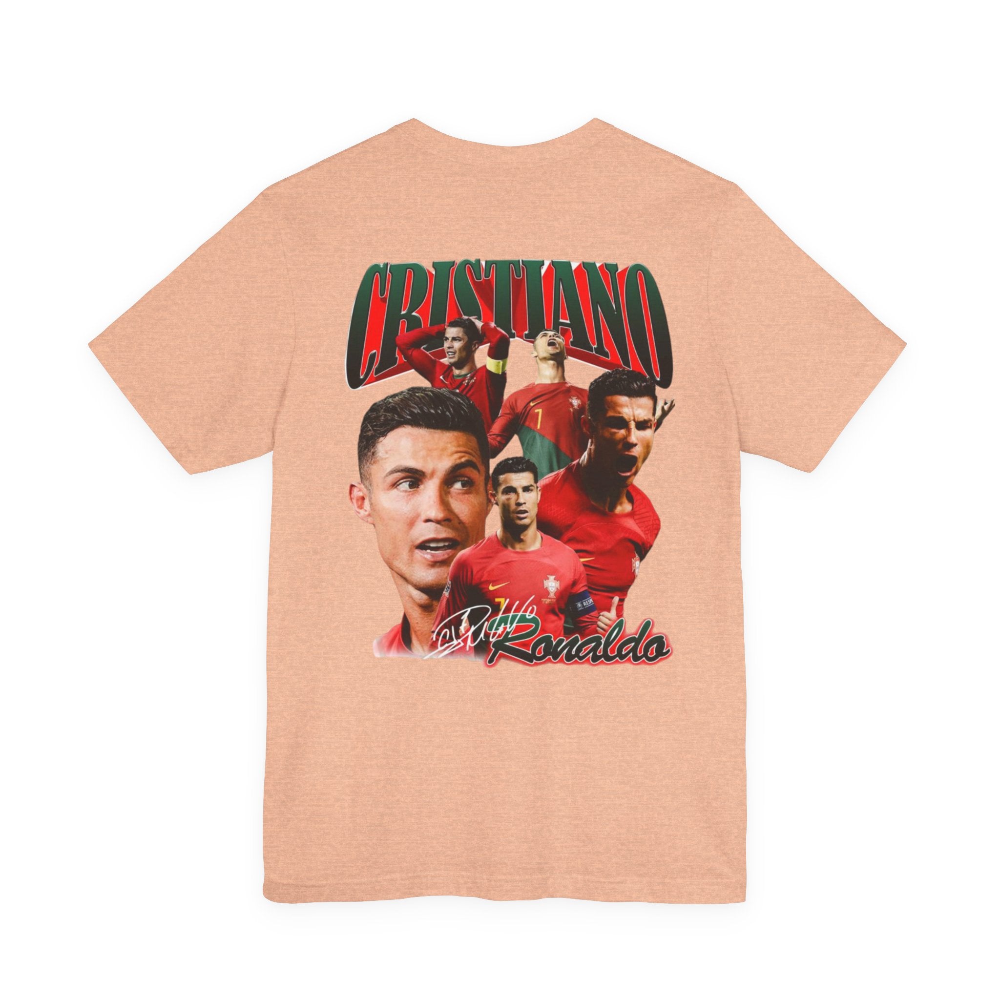Cristiano Ronaldo Collage Tee — Retro Football Graphic T-Shirt