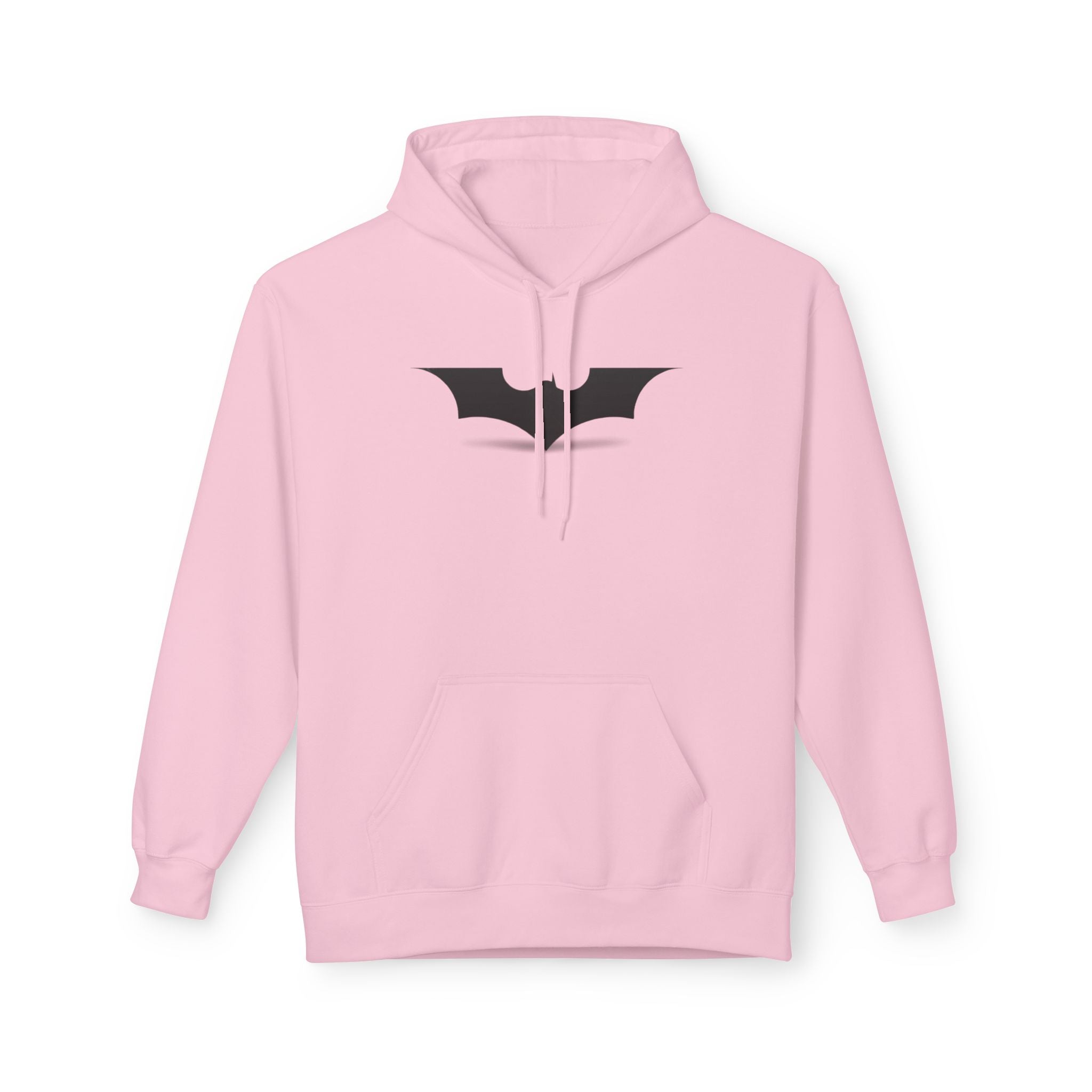 Bat Emblem Hoodie — Minimal Gothic Pullover