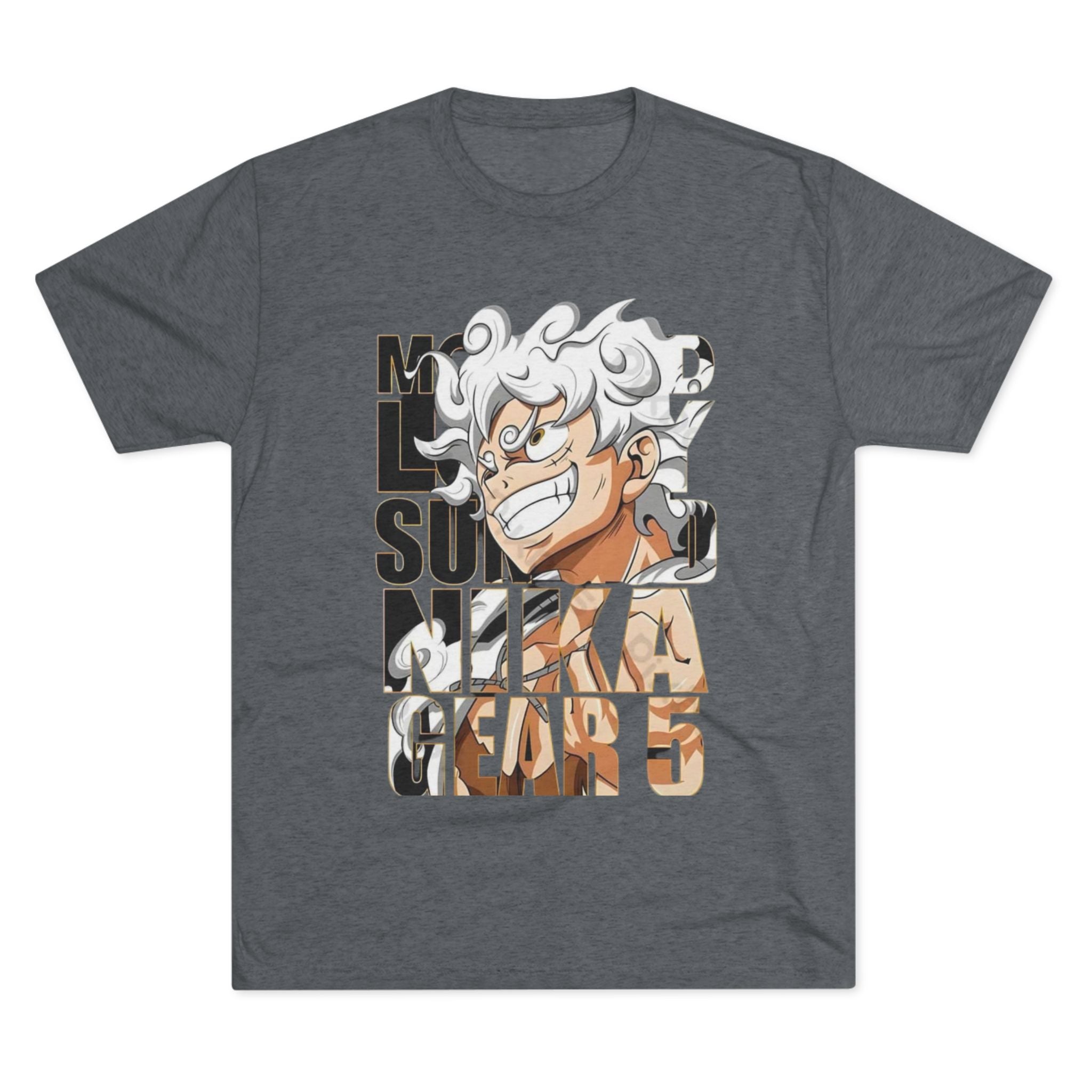 Anime Character Graphic Tee — "No One Survives Me" Bold Typography