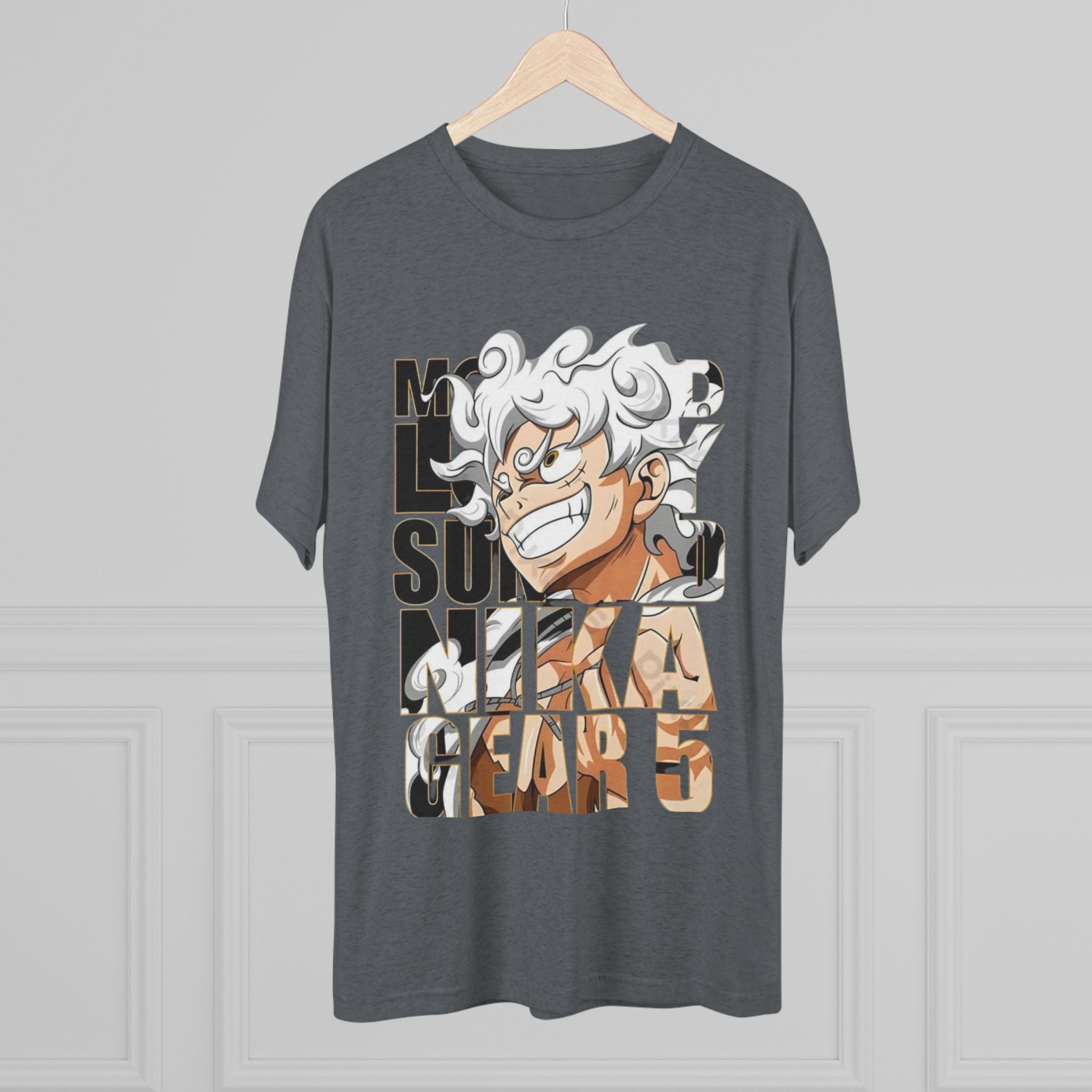 Anime Character Graphic Tee — "No One Survives Me" Bold Typography
